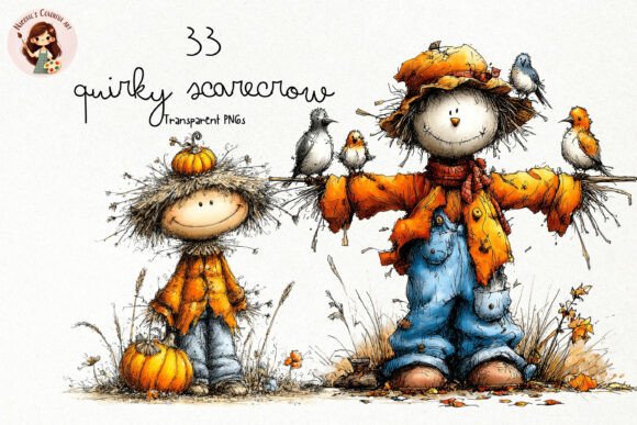 Download Quirky Scarecrow PNG Clipart - Scarecrow png Collection