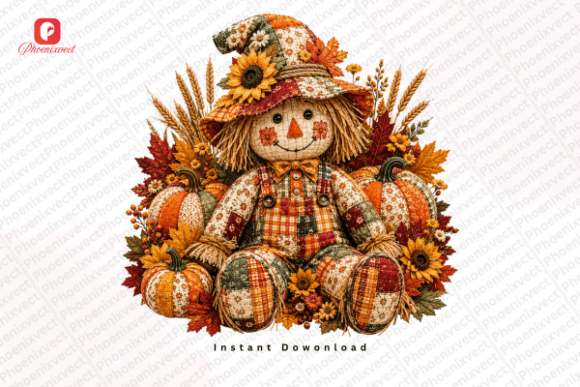Download Patchwork Patch Autumn Scarecrow PNG - Scarecrow png Collection