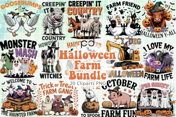 Download Halloween Farm Bundle Graphics - Premium Bundle