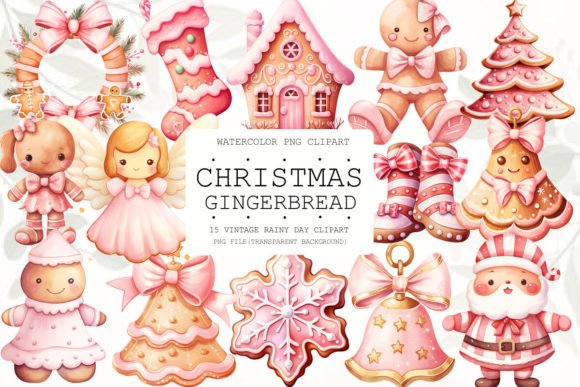 Download Beautiful Christmas Gingerbread Clipart - Premium Resources